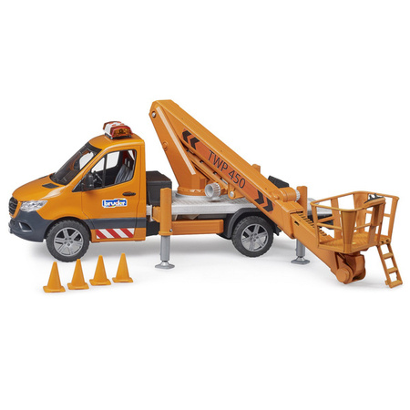 Bruder 02679 Mercedes-Benz Sprinter podnośnik koszowy z modułem dźwiękowym 