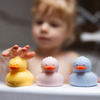 Babyono 1568 Kaczuszki silikonowe do kąpieli 3szt łatwe czyszczenieszczeniu