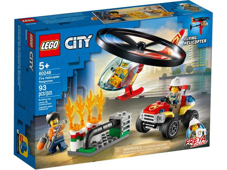 Lego 60248 Helikopter strażacki leci na ratunek