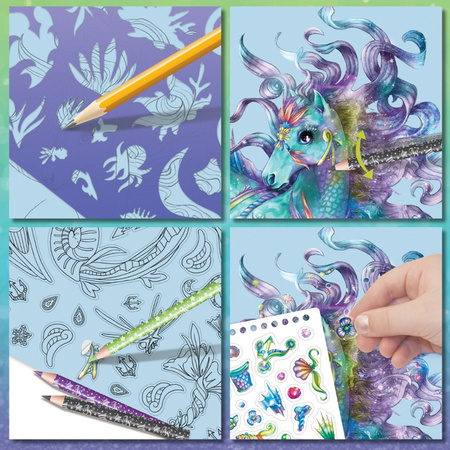 Nebulous Stars 11372 Duży szkicownik L – Konie Ariaz i Joyiaz