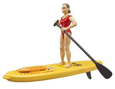 Bruder 62785 Figurka ratowniczki wodnej na desce
