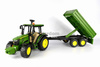 Bruder 02108 traktor John Deere 5115M z przyczepą