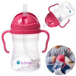 b.box 00502 Bidon ze słomką 240 ml b.box malinowy