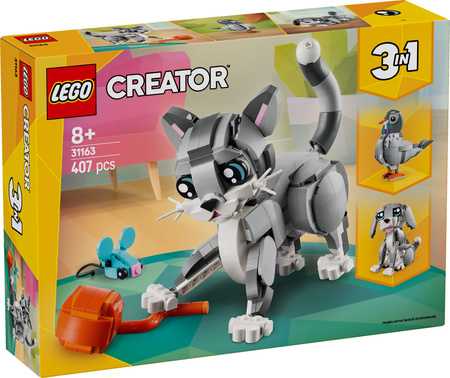 LEGO Creator 31163 Psotny kot 3w1 407 elementów 8+ Zwierzątka