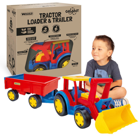 Wader 66300 – Gigant Traktor z Przyczepą i Ładowaczem