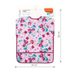 Babyono 1477/01 Śliniak z długim rękawem FLORAL