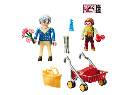 Playmobil 70194 Babcia z chodzikiem