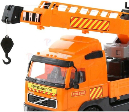 Polesie 8824 Ciężarówka Volvo Dźwig z Platformą