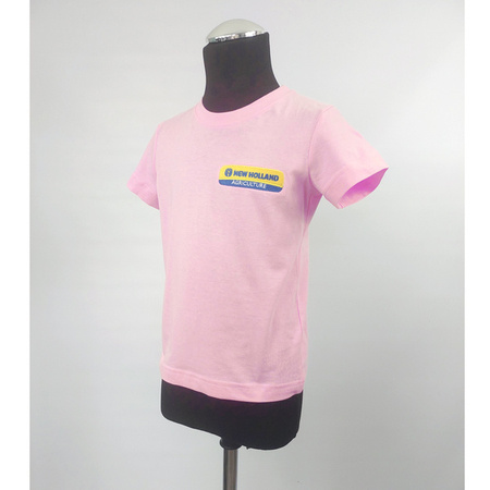 New Holland 110cm różowa Koszulka haftowane logo bawełna