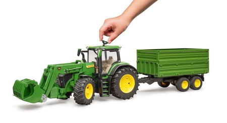 Bruder 03155 Traktor z przyczepą John Deere zestaw