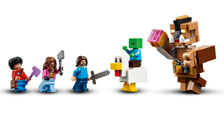 LEGO Minecraft 21272 Ring w Leśnym dworze zestaw 491 el. 10+