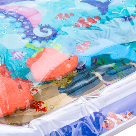 Akuku A0486 dmuchana mata wodna 67cmx49cm dla niemowląt Zabawka SENSORYCZNA