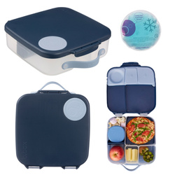 b.box 00777 Lunchbox b.box – Midnight – duży pojemnik z wkładem chłodzącym
