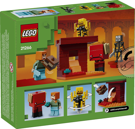 LEGO Minecraft 21266 Bitwa na moście Netheru zestaw 99 el. 6+