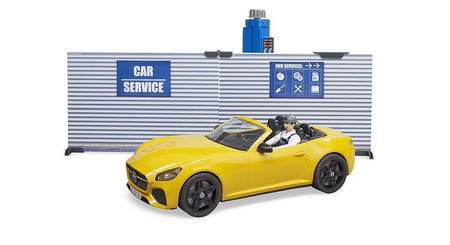 BRUDER 62110 Warsztat samochodowy z mechanikiem
