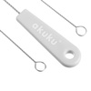 AKUKU A0344 SZARA szczoteczki do czyszczenia słomek