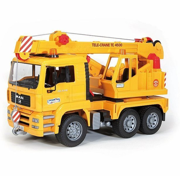 Bruder 02754 Man dźwig 1200mm Duży gumowe koła 02754