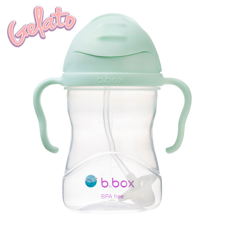 b.box 00520 Bidon ze słomką 240 ml b.box Gelato Pistachio