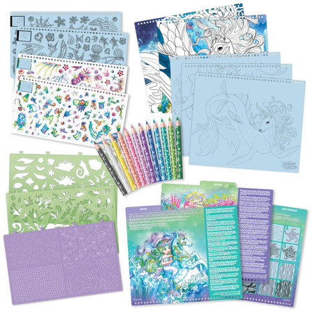 Nebulous Stars 11372 Duży szkicownik L – Konie Ariaz i Joyiaz