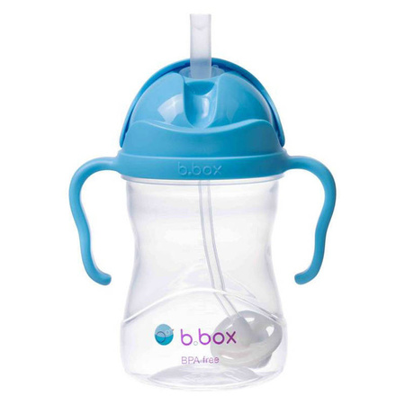 b.box 00501 Bidon ze słomką 240 ml b.box borówkowy