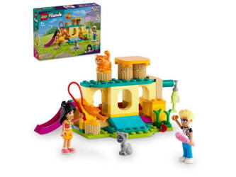LEGO® Friends 42612 Przygoda na kocim placu zabaw – Urocza zabawa dla miłośników kotów!