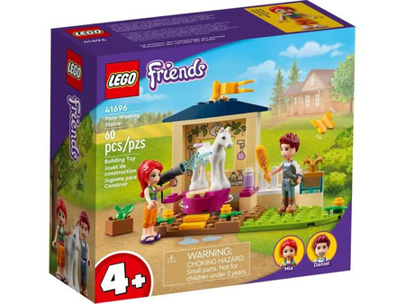 LEGO® Friends 41696 Kąpiel dla kucyków w stajni