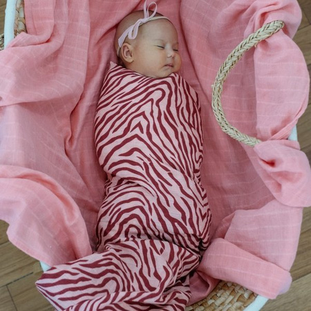 Tommy Lise 701320 Marsala Tiger Pieluszka muślinowa bawełna