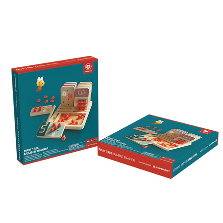 Topbright 121137 Zabawka Montessori do nauki liczenia Liczę Owoce 36m+