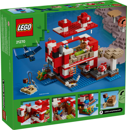 LEGO Minecraft 21270 Dom grzybowej krowy zestaw 500 el. 8+