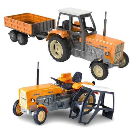 E239 Traktor Ursus C360 z przyczepą
