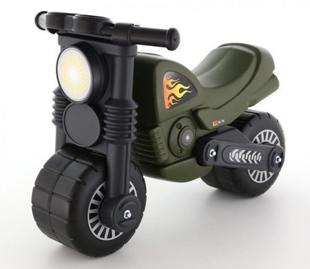 Polesie 49308 Jeździk-motor rowerek biegowy wojskowy