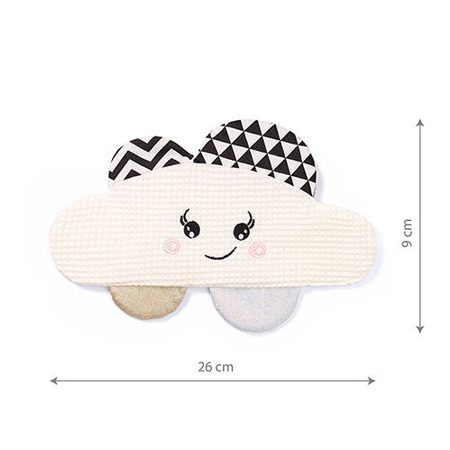 BABYONO 1534 Przytulanka - szeleścik CHMURKA BLINK & SMILE