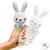 Babyono 1496 Piszczek BUNNY HEY! Zabawka dla niemowląt