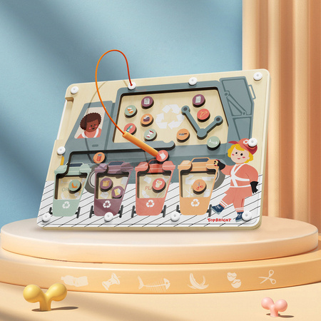 Topbright 121118 Układanka magnetyczna Segregowanie śmieci – 36 mies.+