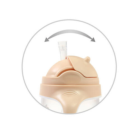 Babyono 1464/04 Kubek niekapek z obciążoną słomką 