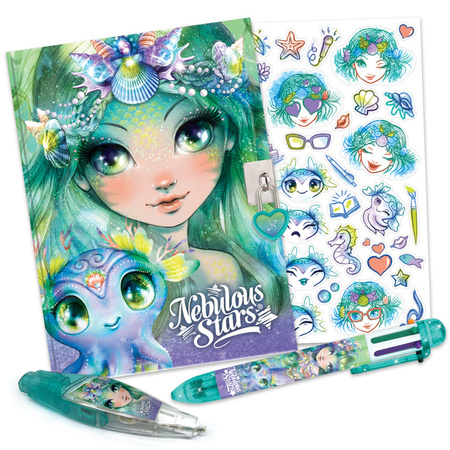 Nebulous Stars 11115 Pamiętnik na kłódkę – z aplikatorem wzorów Marinia