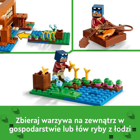 LEGO Minecraft 21256 – Żabi domek