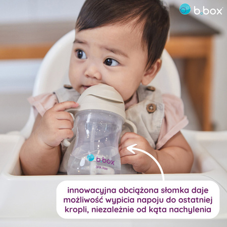 b.box 200246 Bidon ze słomką 240 ml b.box latte