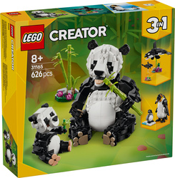 LEGO Creator 31165 Dzikie zwierzęta: rodzina pand 3w1 626 el. 8+