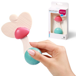 Babyono 1589 Grzechotka z gryzakiem dla niemowląt 3m+