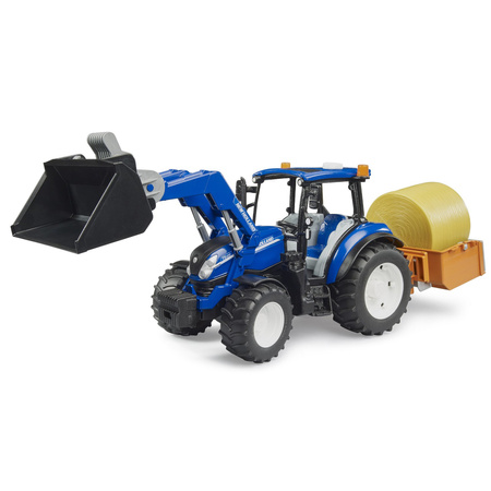 BRUDER 02187 Traktor New Holland T5.120 z ładowaczem i skrzynią ładunkową
