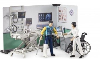 Bruder 62711 bWorld szpital z figurkami lekarza i pacjenta
