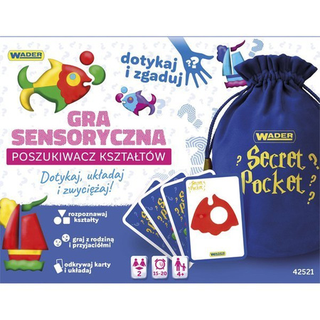 Wader 42521 Poszukiwacz Kształtów gra sensoryczna