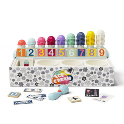 Topbright 121090 Lodziarnia matematyczna 24m+ Liczenie, kolory, 45 gałek
