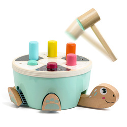 Topbright 121097 Gra motoryczna Żółw Drewniana wbijanka - 18 mies.+