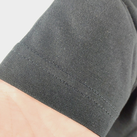 New Holland 158cm czarna Koszulka haftowane logo bawełna