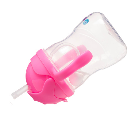 b.box 00511 Bidon ze słomką 240 ml b.box różowy granat