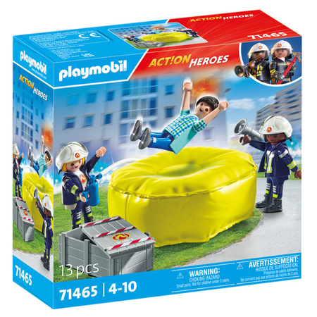 Playmobil 71465 Strażacy z poduszką powietrzną