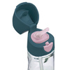 b.box 00445 Butelka tritanowa ze słomką 450 ml b.box Indigo Rose