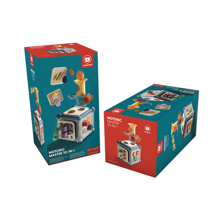 Topbright 121134 Kostka edukacyjna 10w1 12m+ | Mistrz motoryki małej